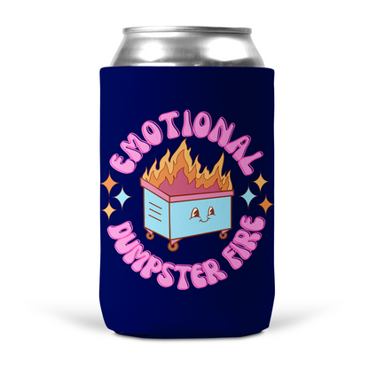 Emotional Dumpster Fire Koozie
