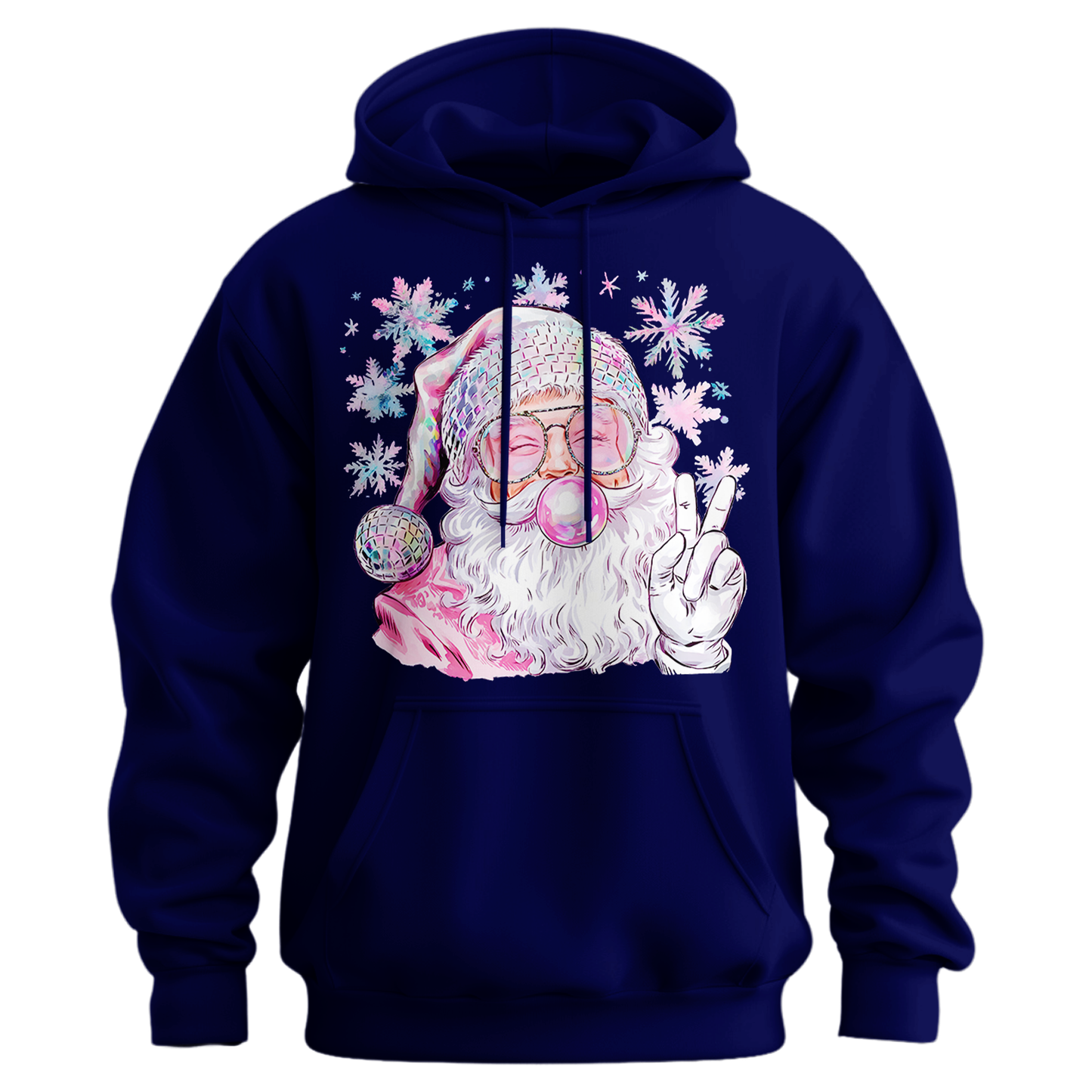 Bubble Gum Santa Hoodie