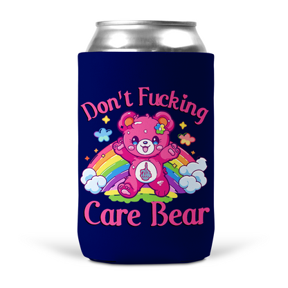 Don't Fucking Care Bear Koozie