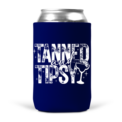 Tanned and Tipsy Koozie