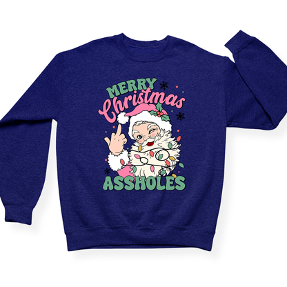 Merry Christmas Assholes Crewneck