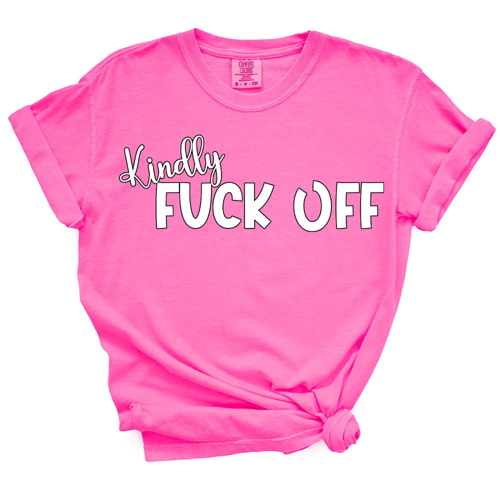 Kindly Fuck Off TShirt (Official Lyndseydotw Merch)