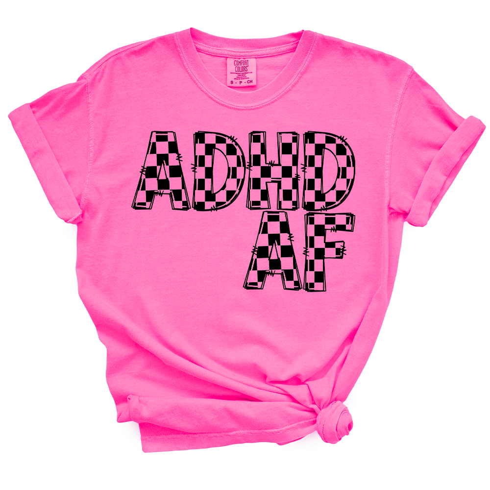ADHD AF TShirt (Official Lyndseydotw Merch)