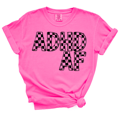 ADHD AF TShirt (Official Lyndseydotw Merch)