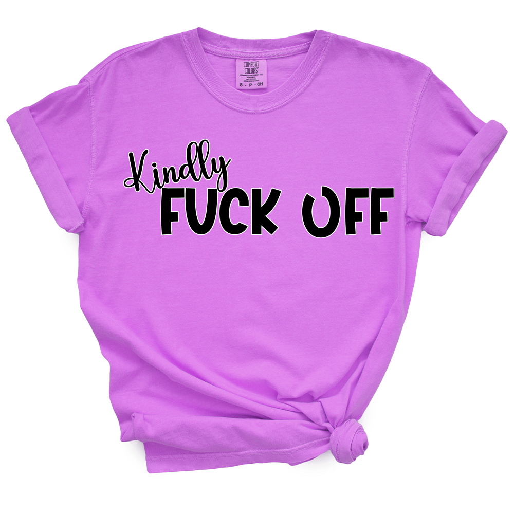 Kindly Fuck Off TShirt (Official Lyndseydotw Merch)