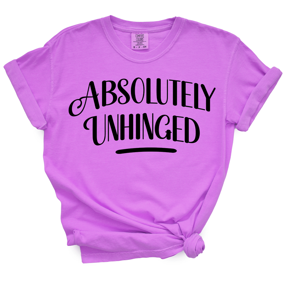 Absolutely Unhinged TShirt (Offical Lyndseydotw Merch)
