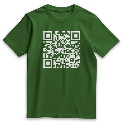 Funny Fuck You QR Code Men's TShirt (Tall)