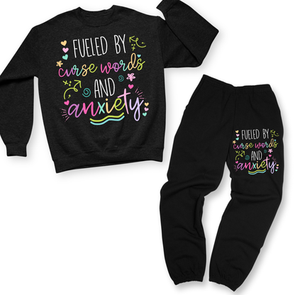 Fueled By Anxiety And Curse Words Set