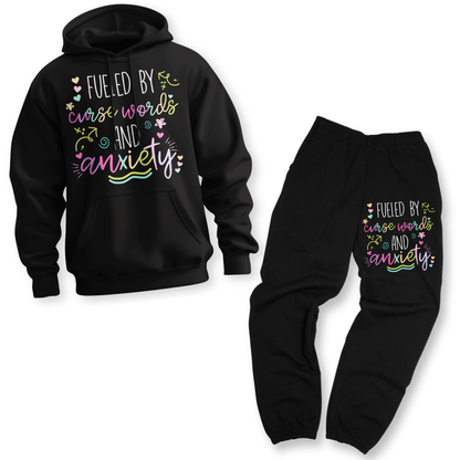 Fueled By Anxiety And Curse Words Set