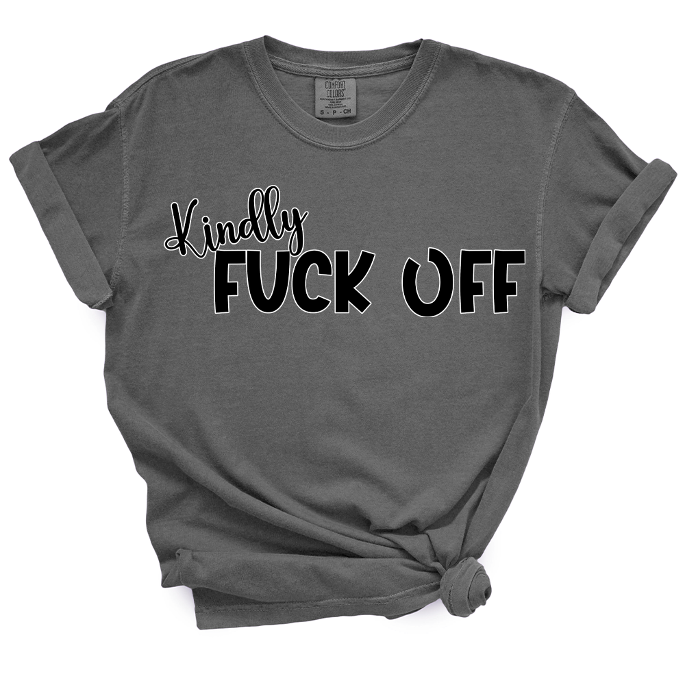 Kindly Fuck Off TShirt (Official Lyndseydotw Merch)