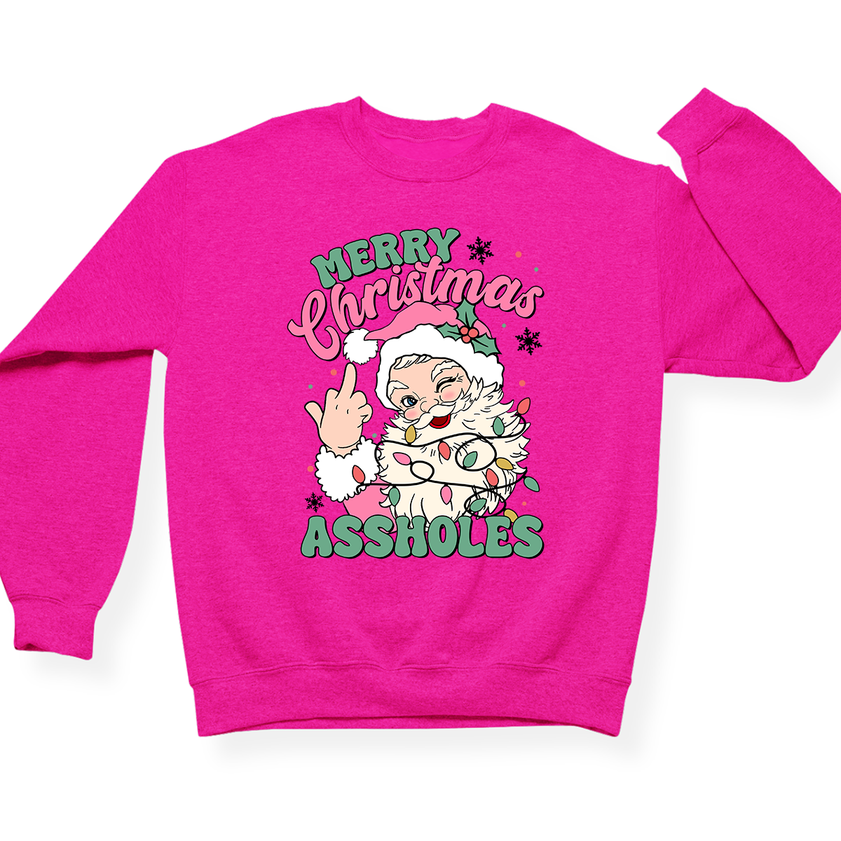 Merry Christmas Assholes Crewneck