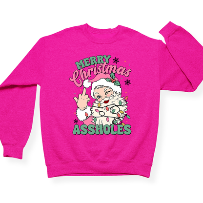 Merry Christmas Assholes Crewneck