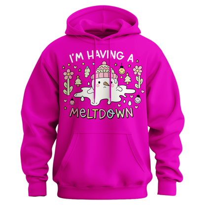 I'm Having A Meltdown Snowman Hoodie