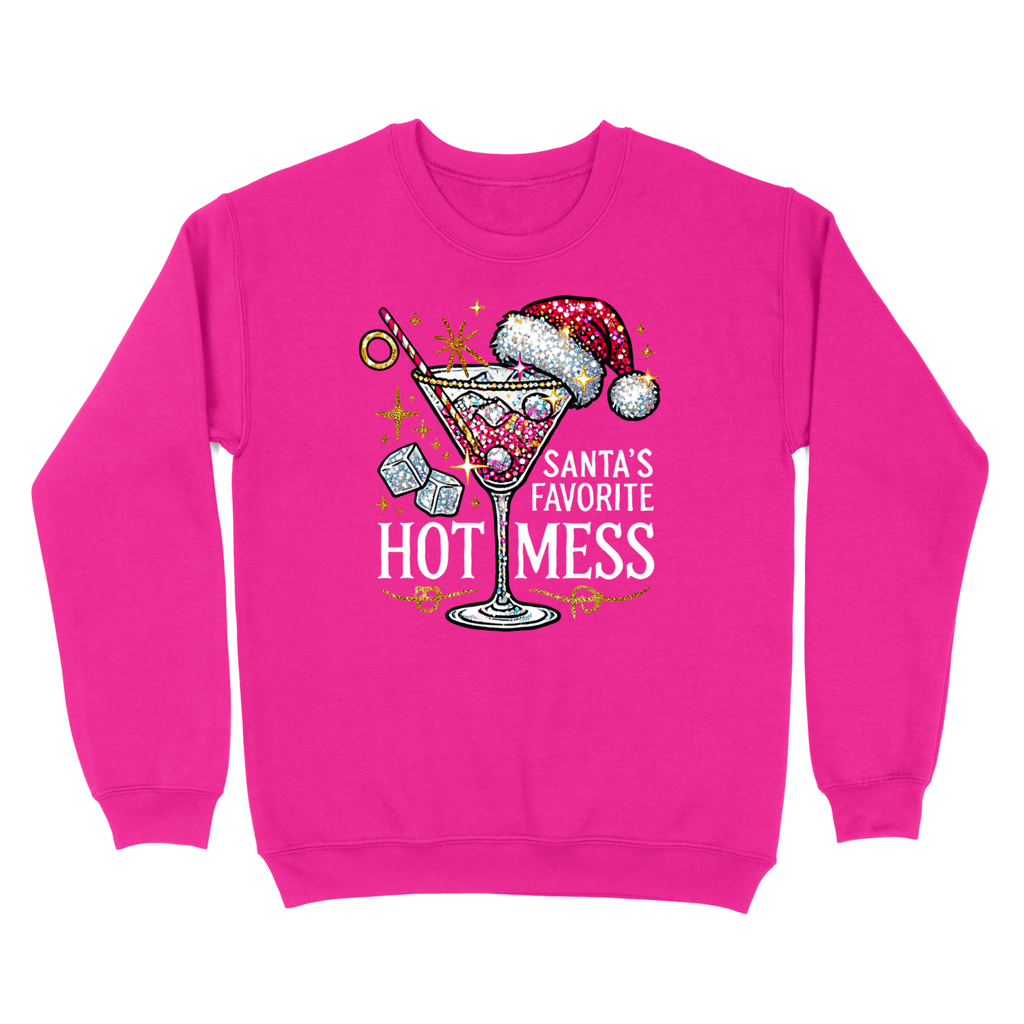 Santa's Favorite Hot Mess Crewneck