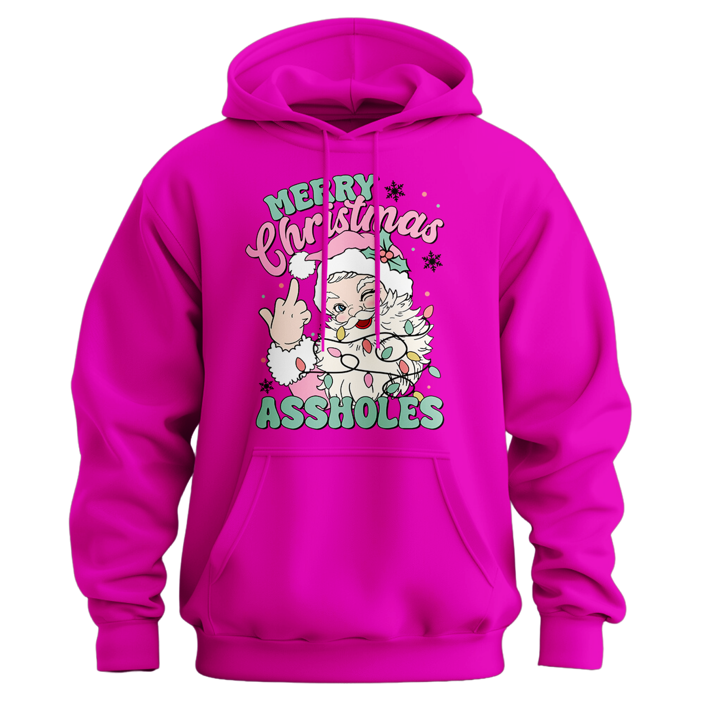 Merry Christmas Assholes Hoodie