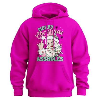Merry Christmas Assholes Hoodie