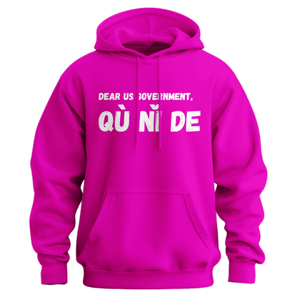 Dear Government Fuck You (in Chinese) Hoodie