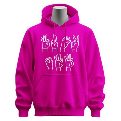 Funny ‘F Off’ in Sign Language Hoodie