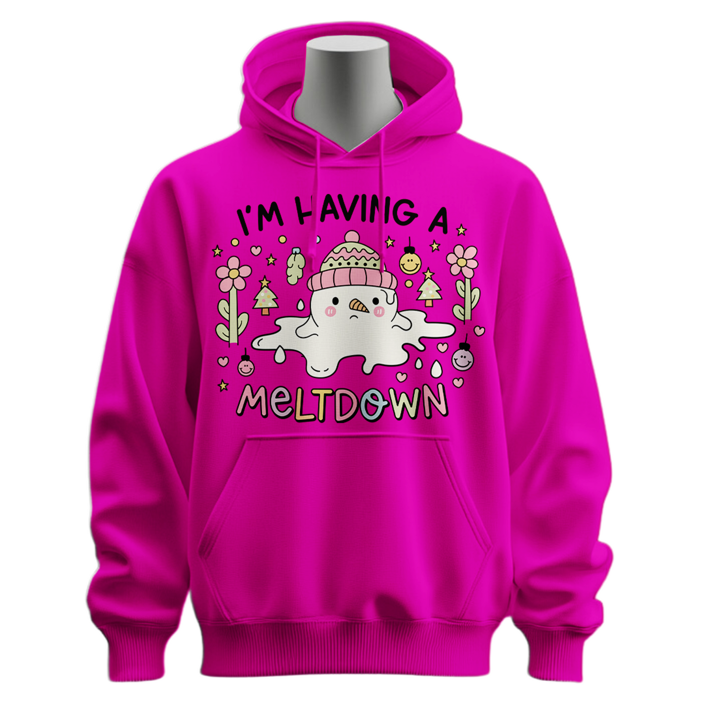 I'm Having A Meltdown Snowman Hoodie