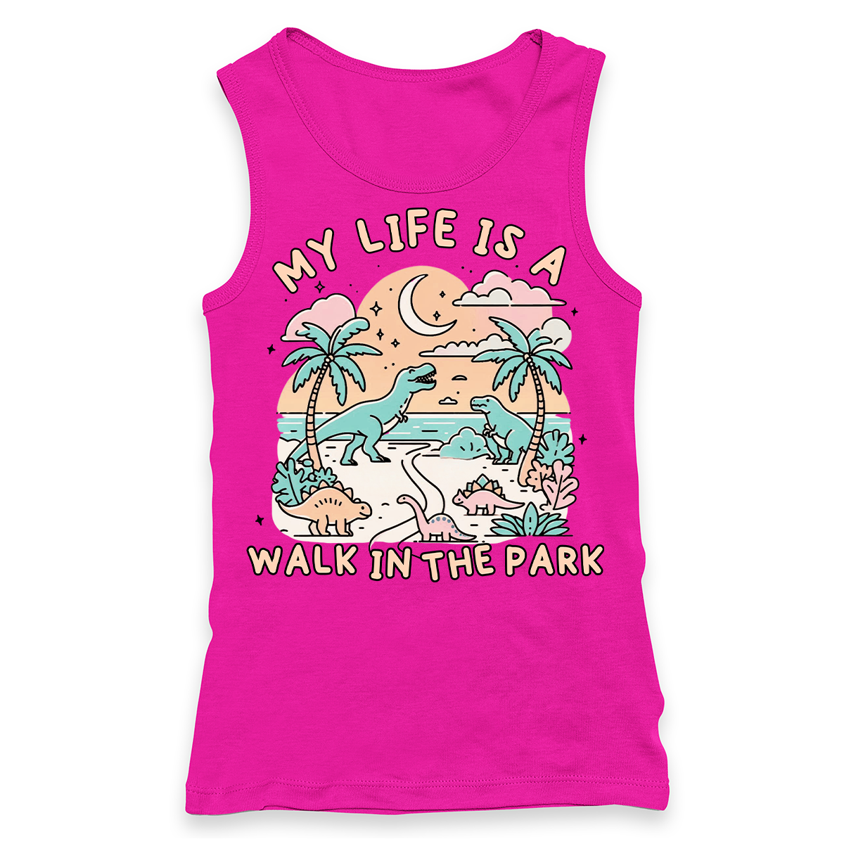 My Life Is A Walk In The Park Racerback Tank