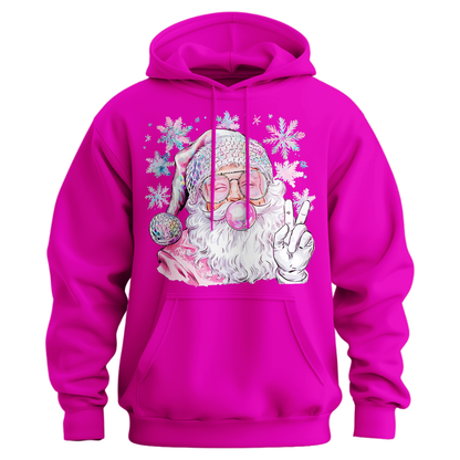 Bubble Gum Santa Hoodie