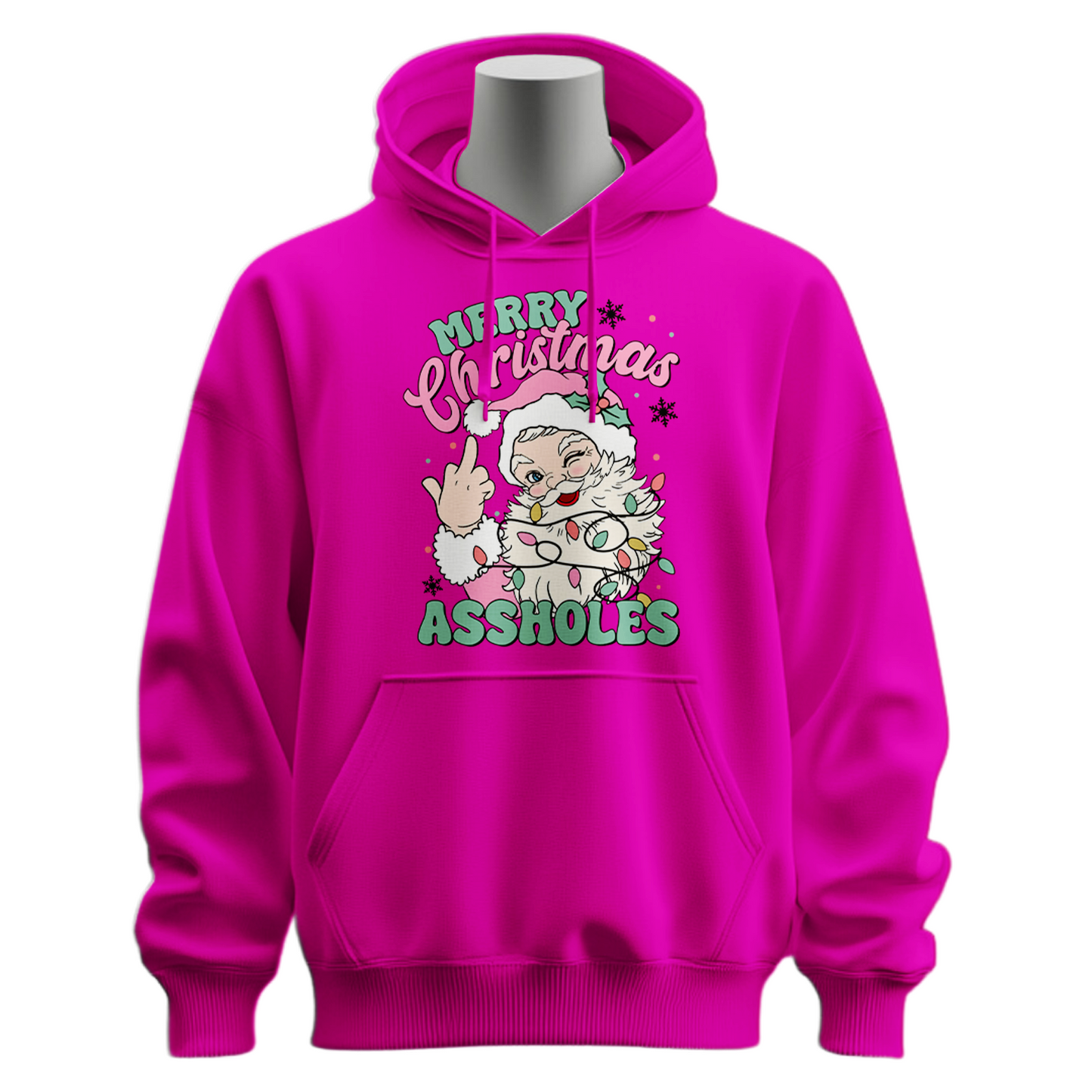 Funny Merry Christmas Assholes Hoodie