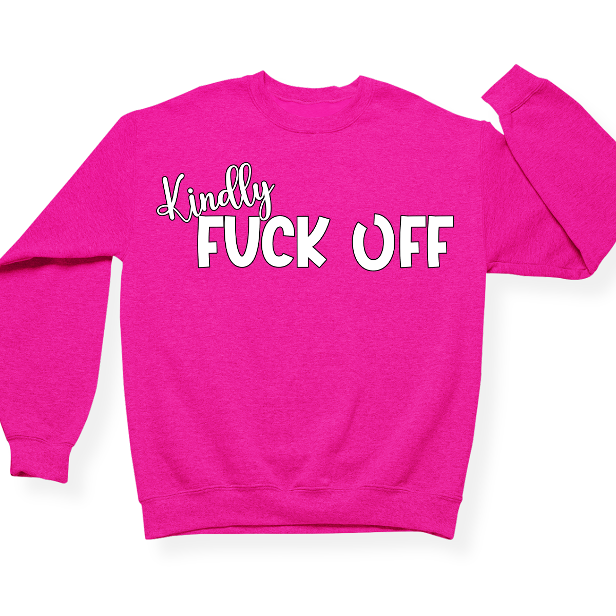 Kindly Fuck Off Crewneck (Official Lyndseydotw Merch)