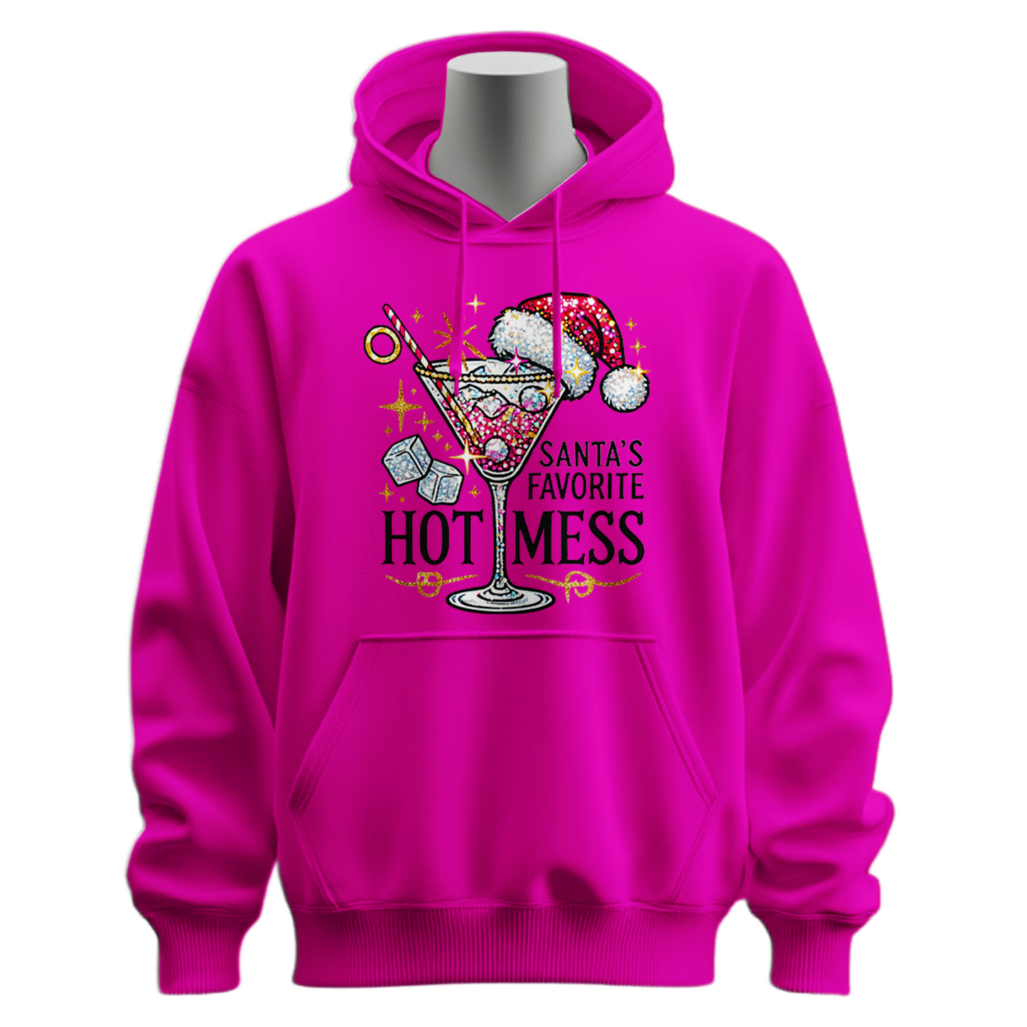 Santa's Favorite Hot Mess Hoodie