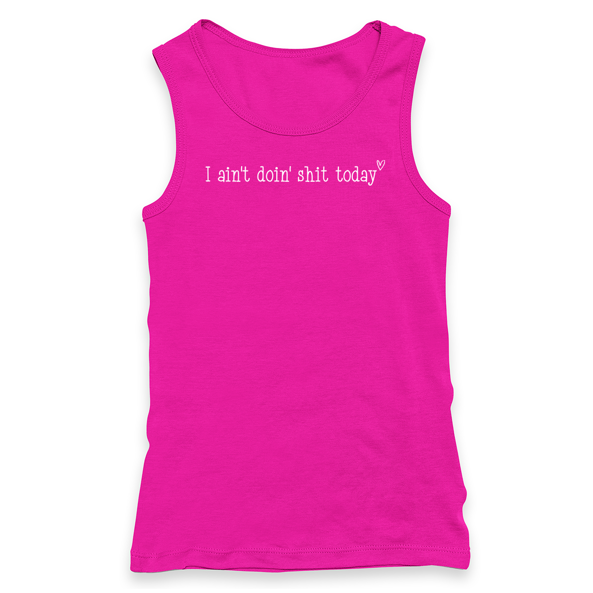 I Ain't Doin' Shit Today Racerback Tank