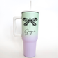 Personalized Dragonfly Ombre 40 Oz Tumbler