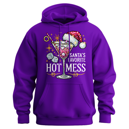Santa's Favorite Hot Mess Hoodie