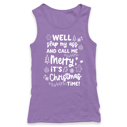 Well Slap My Ass And Call Me Merry Tank Top