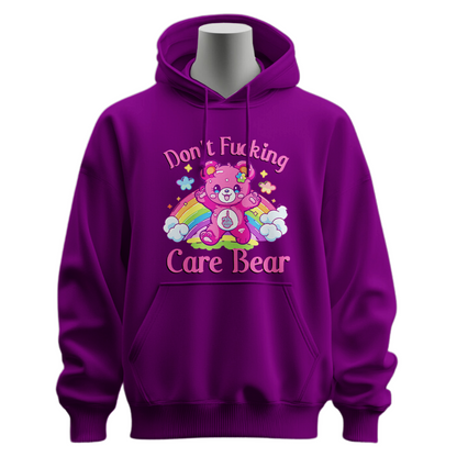 Don't Fucking Care Bear Hoodie