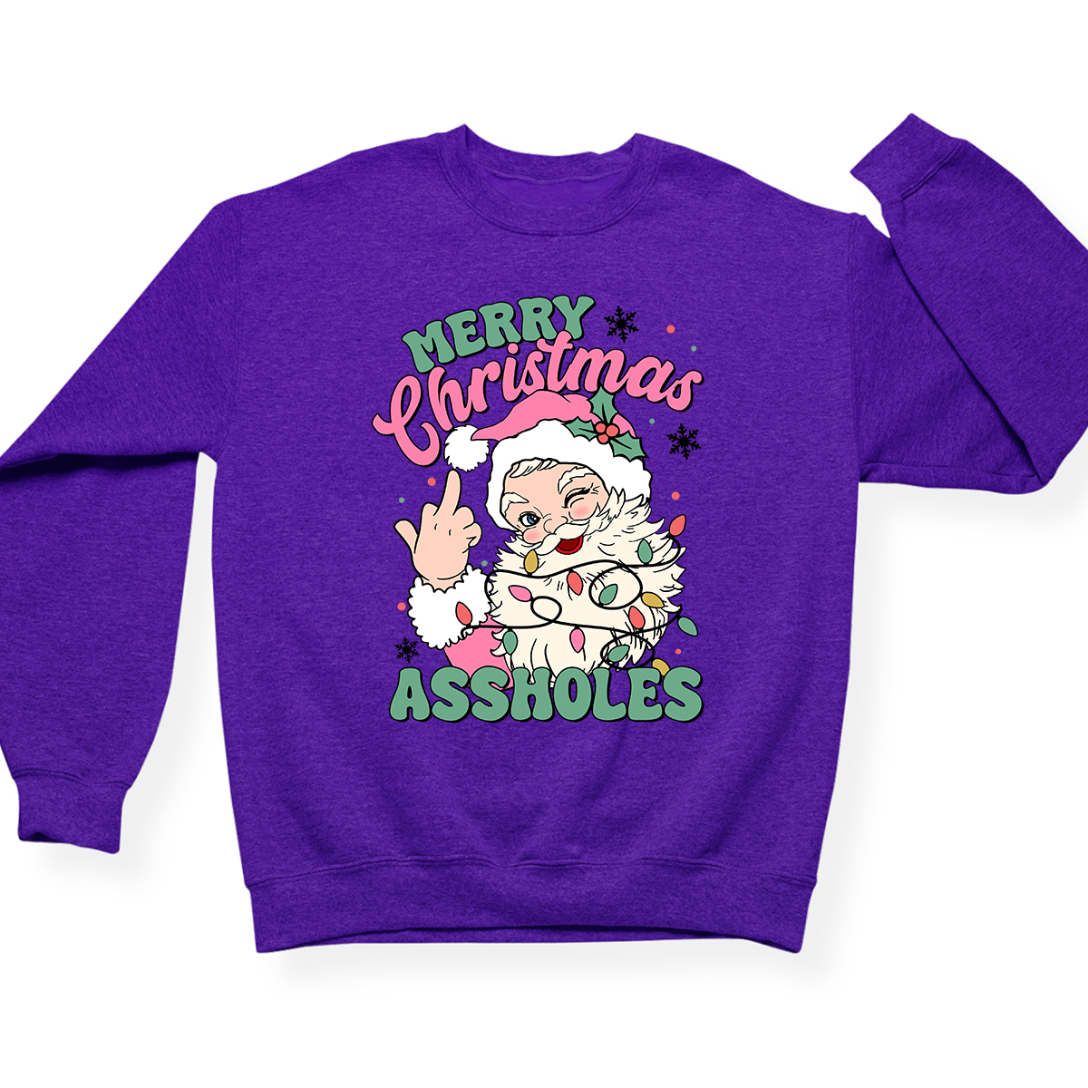 Merry Christmas Assholes Crewneck