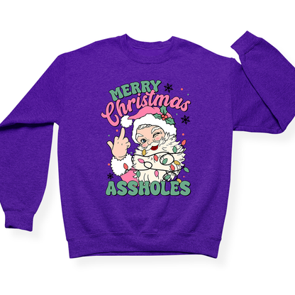 Merry Christmas Assholes Crewneck