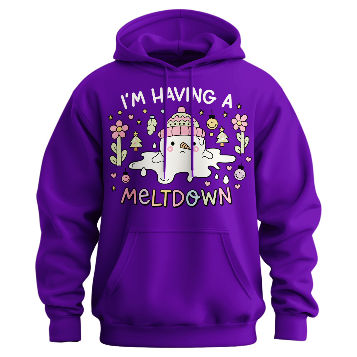 I'm Having A Meltdown Snowman Hoodie