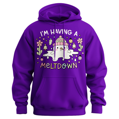 I'm Having A Meltdown Snowman Hoodie