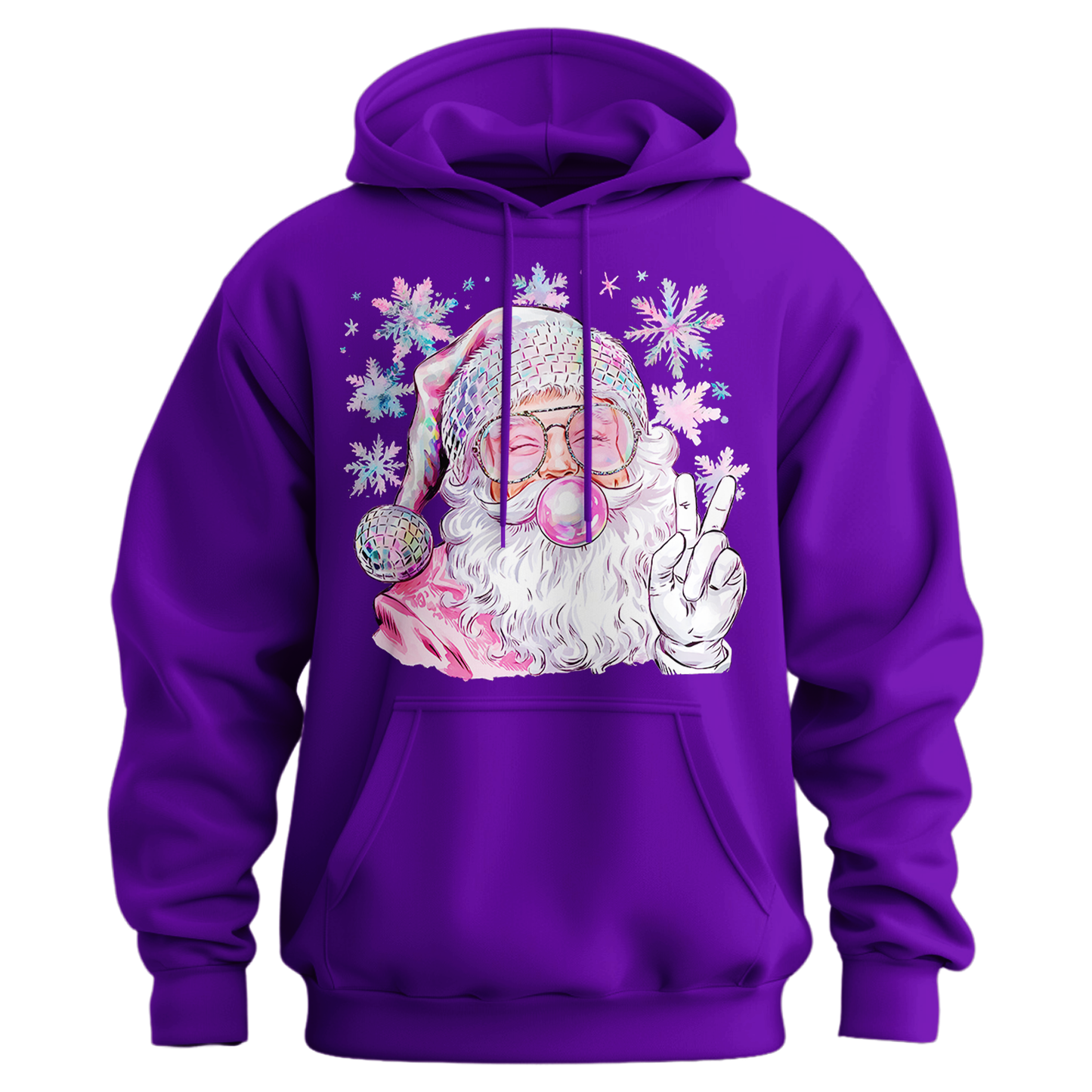 Bubble Gum Santa Hoodie