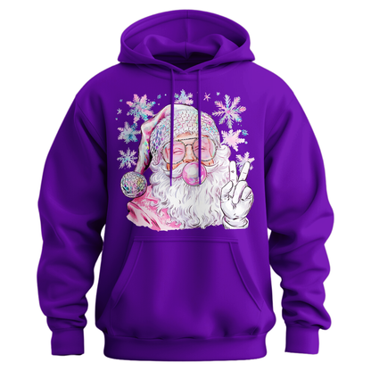 Bubble Gum Santa Hoodie