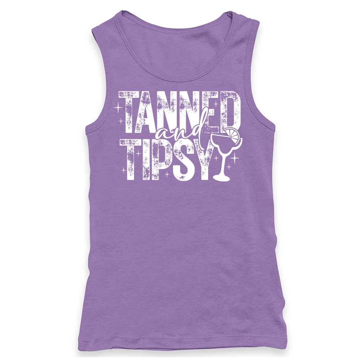 Tanned And Tipsy Racerback Tank