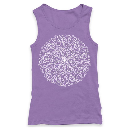 Curse Word Mandala Racerback Tank