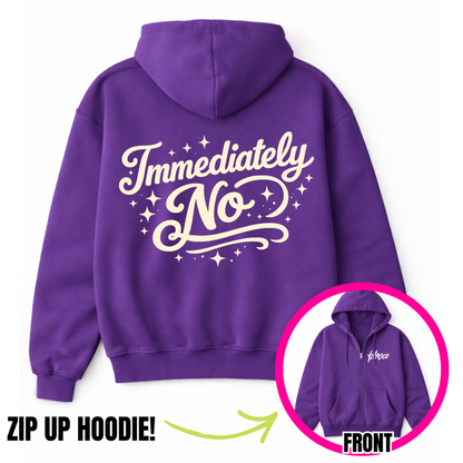 Immediately No Zip-Up Hoodie