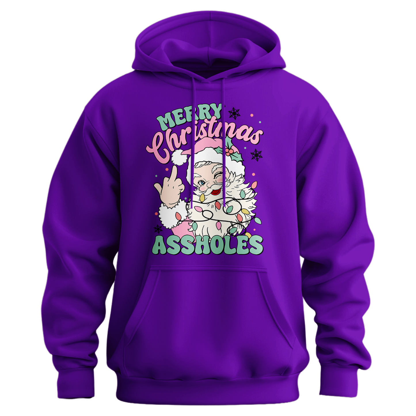 Merry Christmas Assholes Hoodie