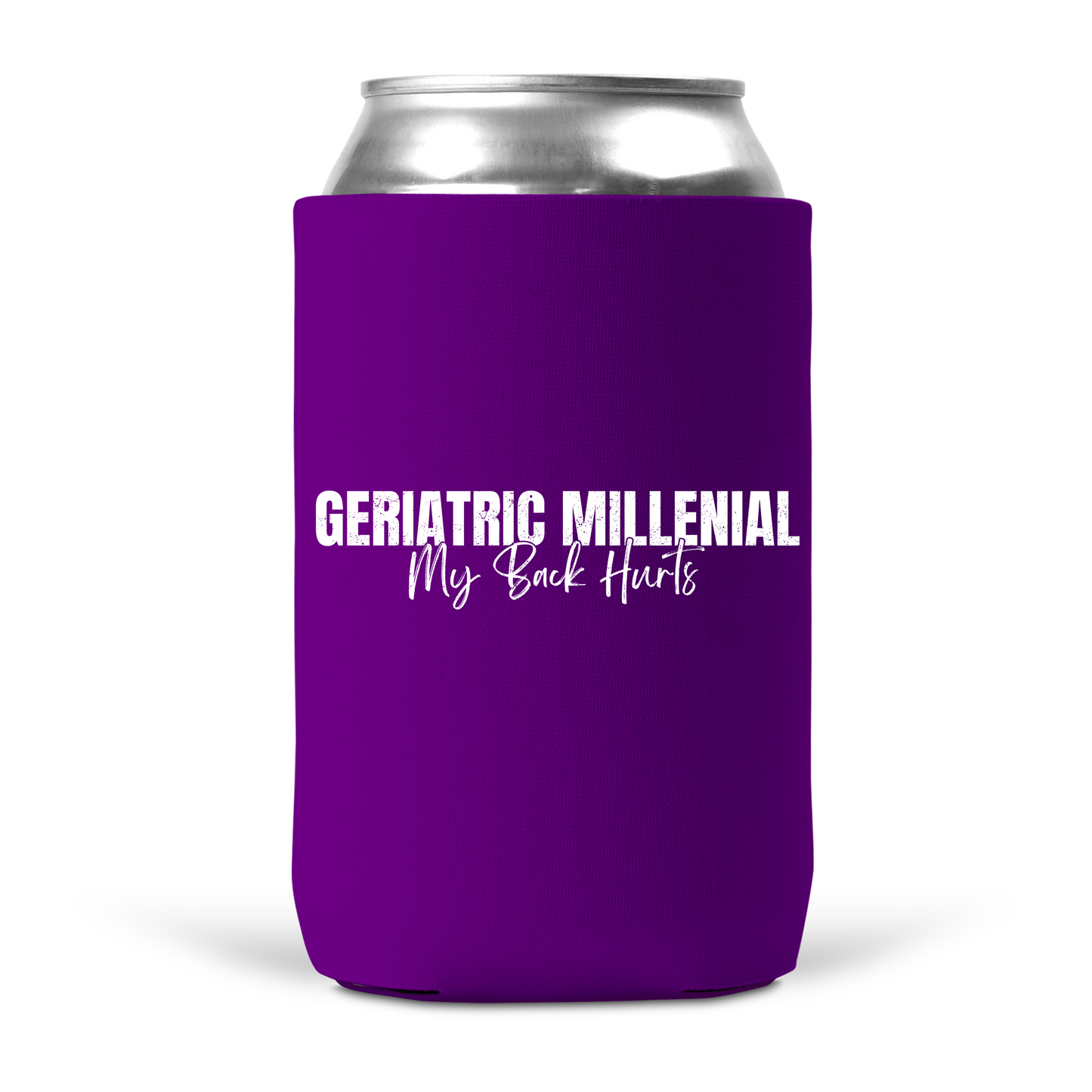 Geriatric Millennial Koozie