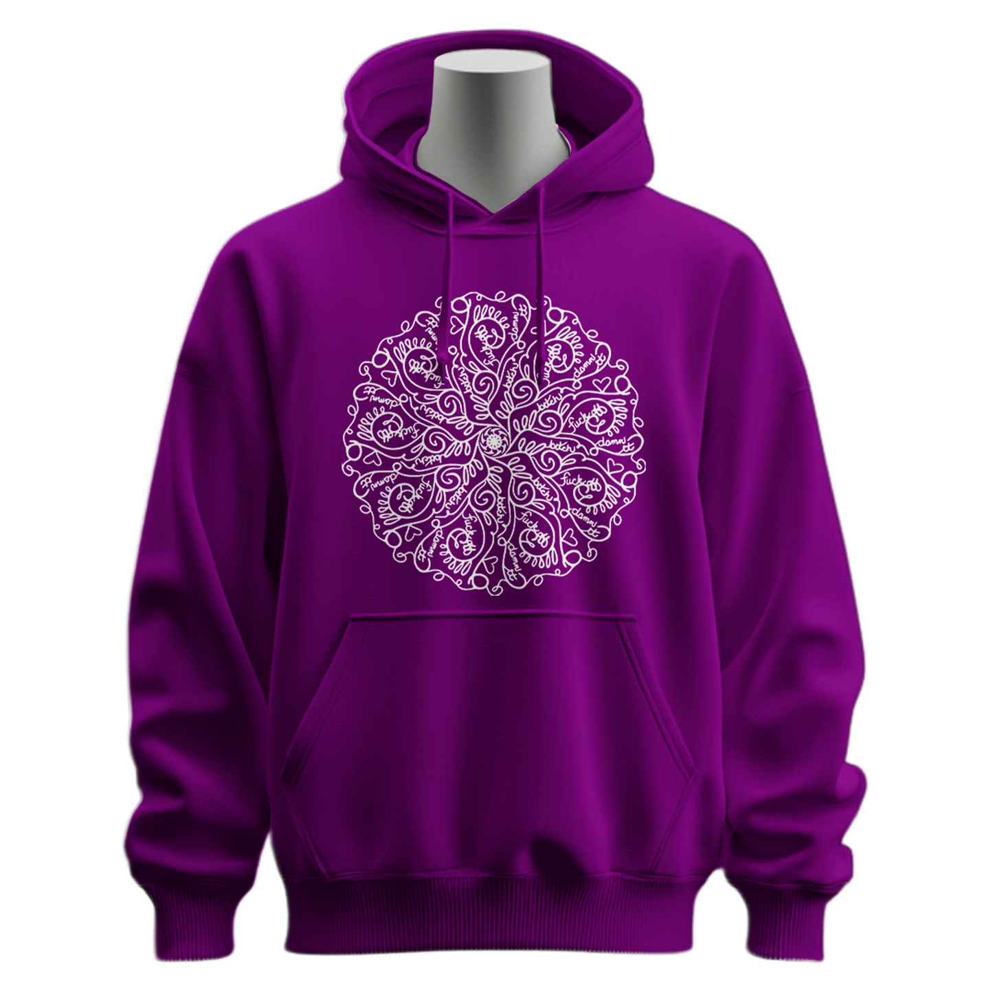 Curse Word Mandala Hoodie