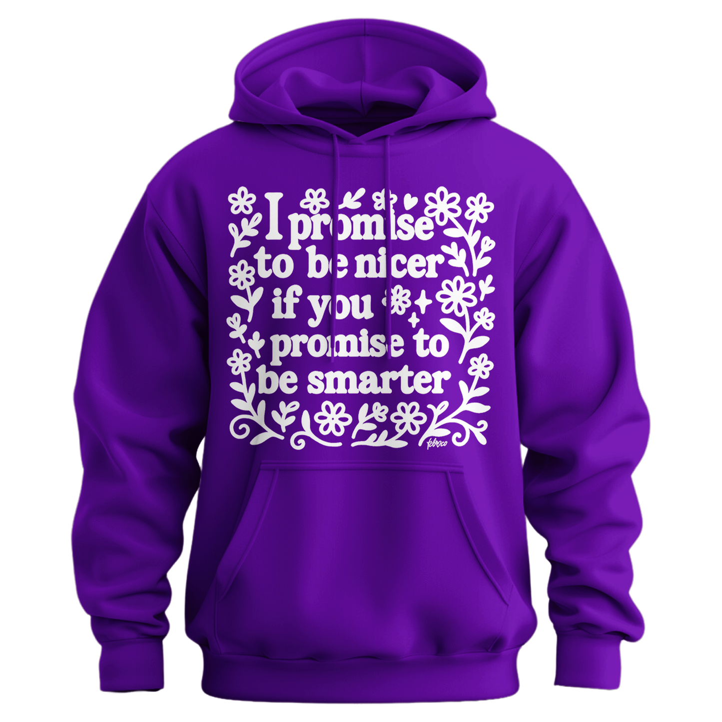 I Promise To Be Nicer If You Promise To Be Smarter Hoodie