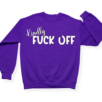 Kindly Fuck Off Crewneck (Official Lyndseydotw Merch)