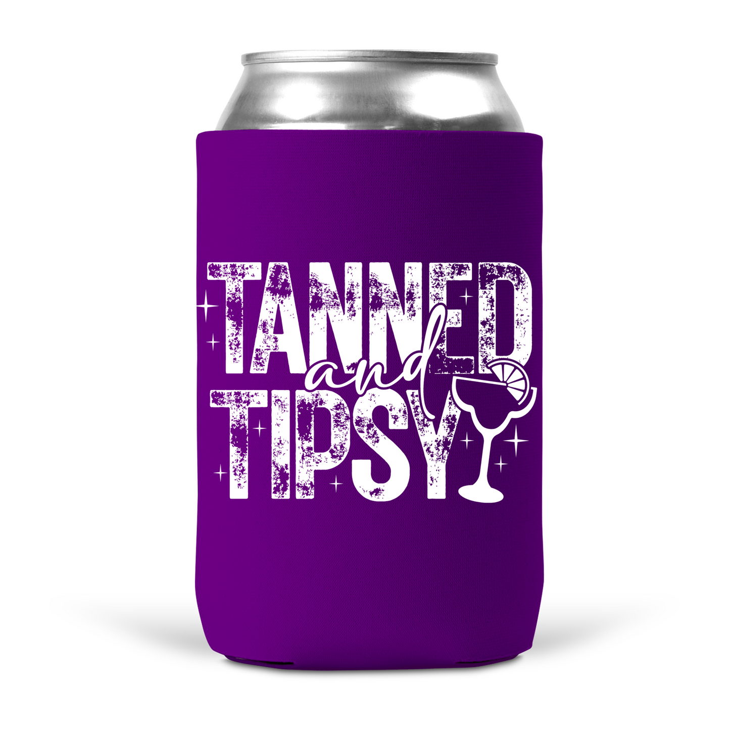 Tanned and Tipsy Koozie