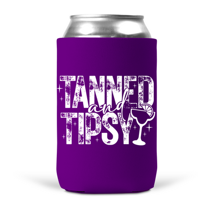 Tanned and Tipsy Koozie