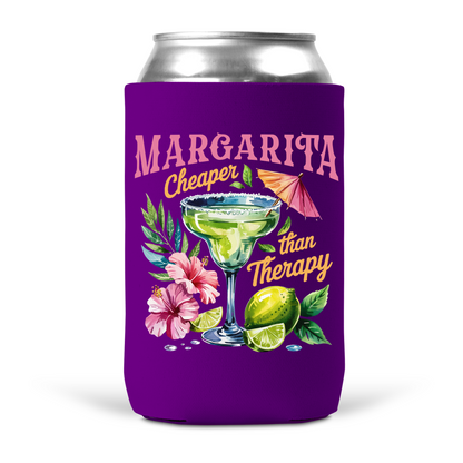 Margarita Cheaper Than Therapy Koozie